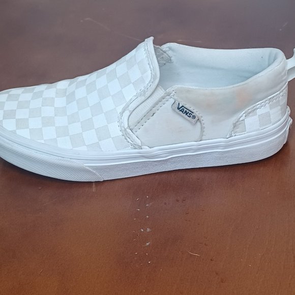 Vans Classic Slip-On Stackform Checkerboard Classic White Size 35 - Picture 9 of 10